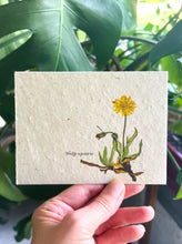 Load image into Gallery viewer, Botanical Plantable Seed Card || Zero Waste || Supports Women || Eco-friendly || MVW39

