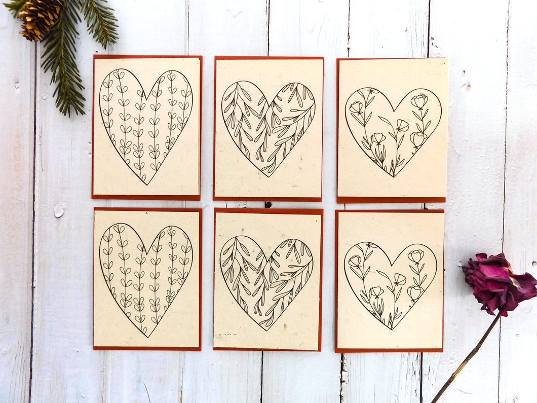 Copy of Plantable Seed Cards With Envelopes | Variety Pack(6) | Wildflower Seed Paper | Zero Waste Gift