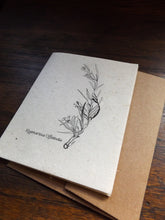 Load image into Gallery viewer, Hand Drawn Plantable Cards || Wildflower Seed Paper || Supports Women || Eco-Friendly
