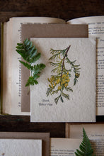Load image into Gallery viewer, Plantable Vintage Botanical Cards | Wildflower Seed Paper | 6 Pack | Zero Waste | Giant Arborvitae
