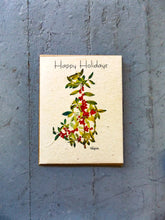 Load image into Gallery viewer, Plantable Happy Holidays Card | 6 Pack | Wildflower Seed Paper | Zero Waste | Yaupon
