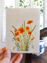 Load image into Gallery viewer, Plantable Vintage Cards || 6 pack Wildflower Seed Paper || Beyond Zero Waste || Mexican Poppy || Eco-friendly || Supports Women
