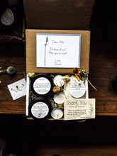 Load image into Gallery viewer, Personalized Gift Box Handmade WITHOUT TEA BAG + Homegrown Herbs | Self Care Box
