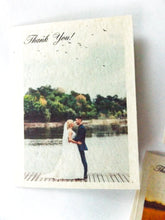 Load image into Gallery viewer, Custom Wedding Picture Seed Cards | Bulk 75ct | Wildflower Seed Paper | Zero Waste

