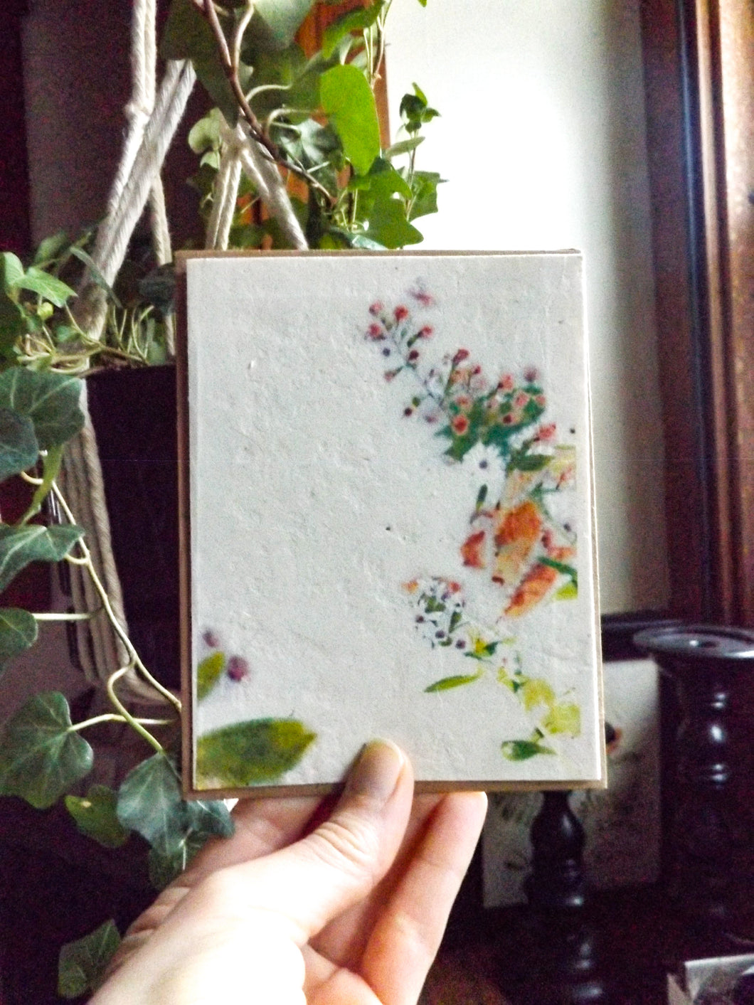 Seed Paper Cards | Blank Or Personalized Insert | Hand Drawn | Zero Waste