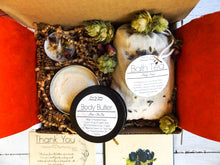 Load image into Gallery viewer, Relaxing Care Package | Personalized Seed Paper Gift Box | Spa Kit
