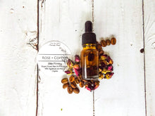 Load image into Gallery viewer, Coffee + Rosebud Skin Firming Oil | Argan Oil Wrinkle Remedy

