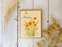 Load image into Gallery viewer, In Memory Plantable Wildflower Seed Cards | Memorial Card | Zero Waste Sustainable Funeral
